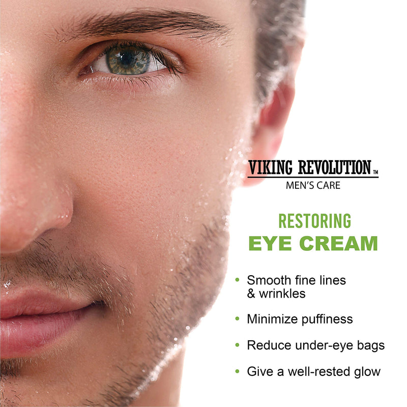 Natural Eye Cream for Men - Mens Eye Cream for Anti Aging, Dark Circle Under Eye Treatment.- Men's Eye Moisturizer Wrinkle Cream - Helps Reduce Puffiness, Under Eye Bags and Crowsfeet 0.51 Fl Oz (Pack of 1) - BeesActive Australia