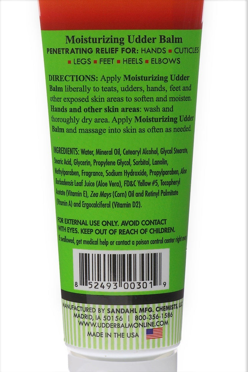 The Happy Cow Moisturizing Udder Balm - 3oz tube (3 Pack) - BeesActive Australia