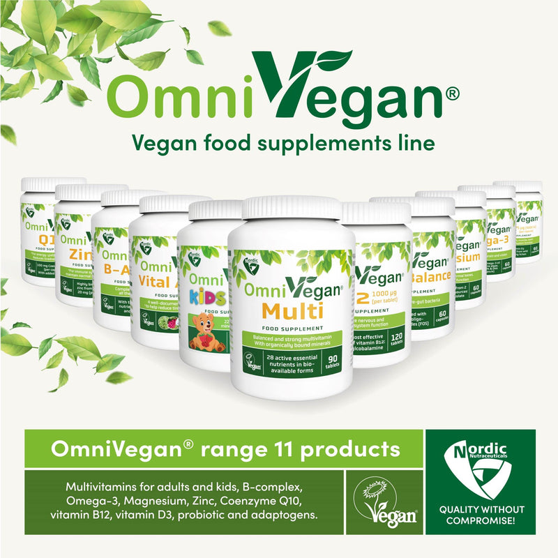 Vegan Vitamin B12 1000 mcg Methylcobalamin - sublingual Tablet - 4 Months Supply 120 Tablets - Nordic Quality - BeesActive Australia