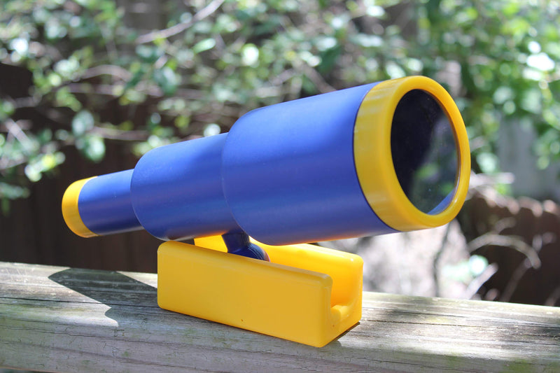 Jungle Gym Kingdom Playground Accessories - Blue Pirate Ship Telescope for Kids - Plastic Accressory for Outdoor Playhouse, Playset, Backyard Swing Set - Replacement Parts for Treehouse - BeesActive Australia