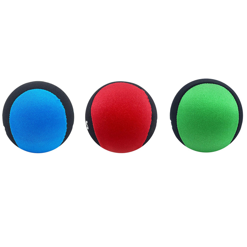 [AUSTRALIA] - TaktZeit Skip Ball Water Bouncing Ball Skipping Ball Surf Ball Extreme Skipping Water Fun Game Blue/Red/Green 3in1 
