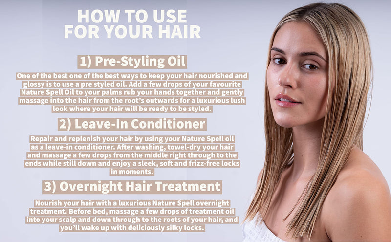 Nature Spell Lavender Oil for Hair & Skin 150ml � Hair Oil for Dandruff and Itchy Scalp, Dandruff Scalp Treatment - Body Oil to Reduce Skin Irritation and Promote Restful Sleep � Made in the UK - BeesActive Australia