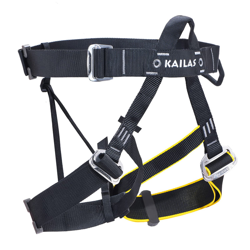 KAILAS Climbing Harness Safety Belts Half Body Adjustable Tree Climbing Rappelling Mountaineering Zipline Work at Height Black - BeesActive Australia