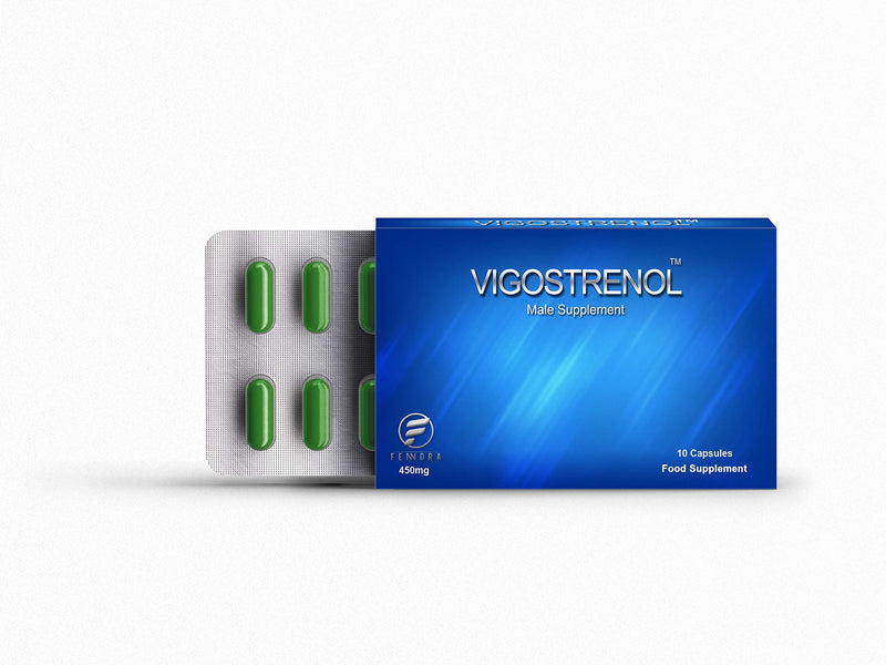 VIGOSTRENOL - Testosterone Booster - Male Food Supplement 450MG (10 Capsules) - BeesActive Australia