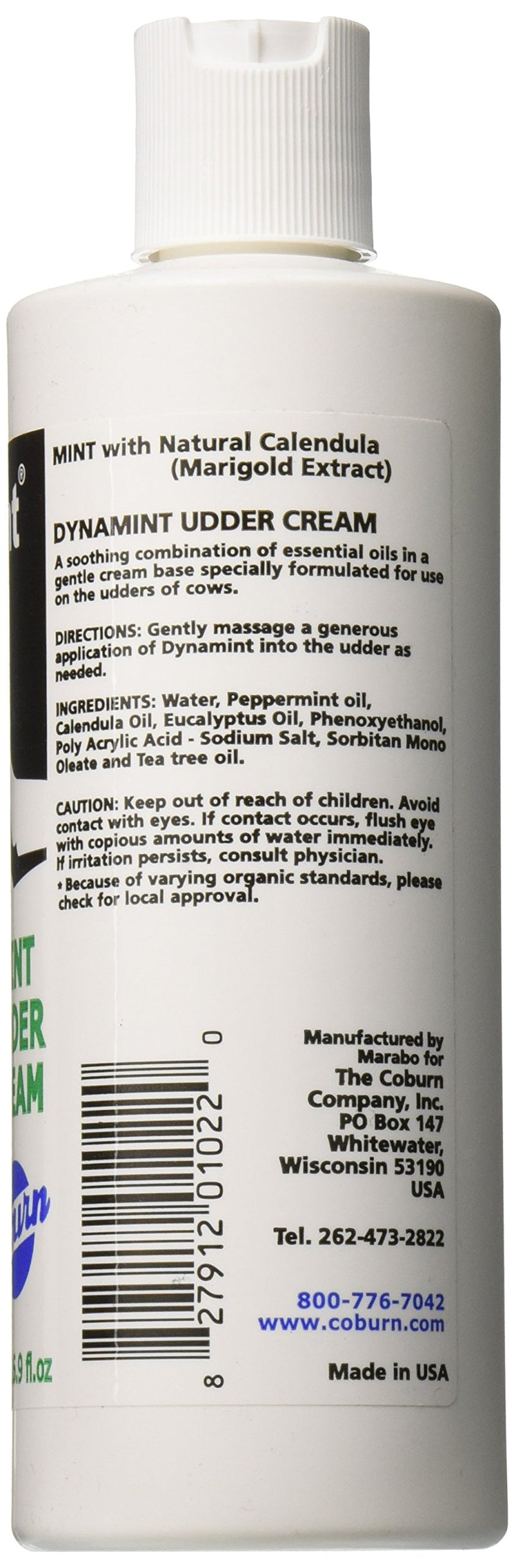 Dynamint Udder Cream - Bottle, 500ml - BeesActive Australia