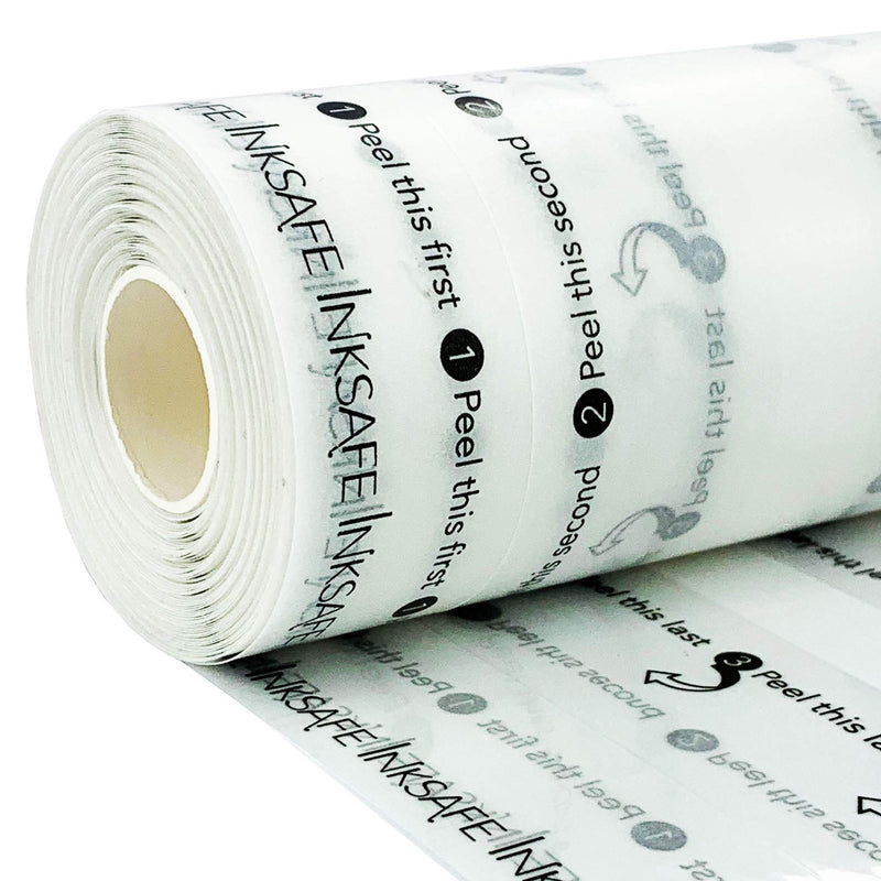 Inksafe Transparent Tattoo Protection Film 15cm x 10m x 1 Roll – Adhesive Aftercare Fixation Bandage for Fresh Tattoos - BeesActive Australia