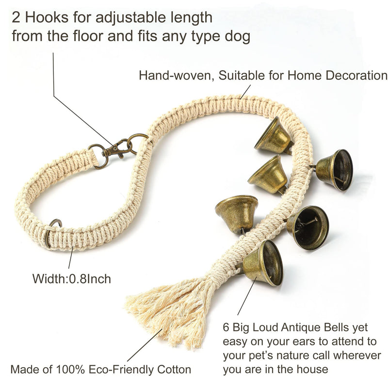 NVOART Dog Door Bell Training Doorbell Bronze - BeesActive Australia