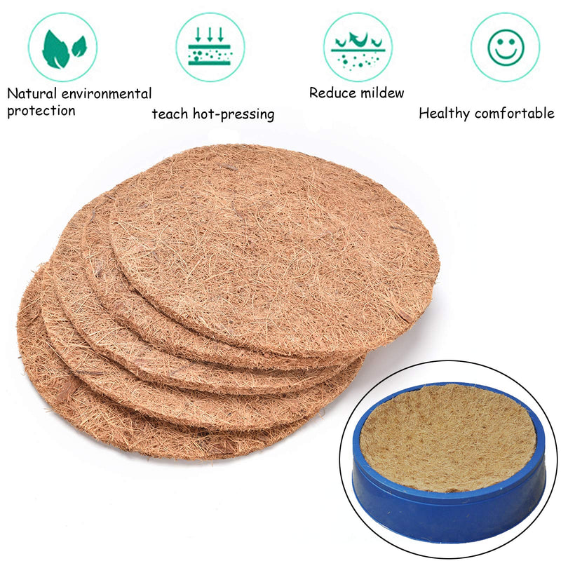 kathson 12 PCS Bird Nesting Pads Natural Fiber Parrots Breeding Nests Bird Eggs Mat Provides Warm Hut Material Comfortable Bedding for Birds, Pigeons, Chicken - BeesActive Australia
