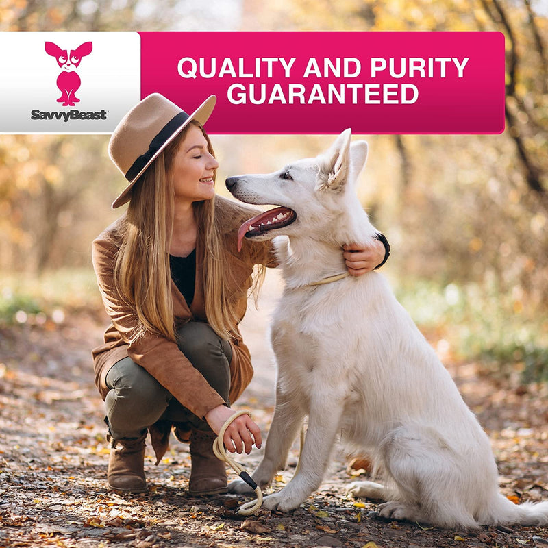 Savvybeast Wild Alaskan Salmon Oil for Dogs, Cats & Ferrets - Joint Support, Immune & Heart Health Liquid Food Supplement - Pure EPA DHA Omega 3 Fatty Acid Supplements Fish Oil for Pets - 16 & 32oz 16oz - BeesActive Australia
