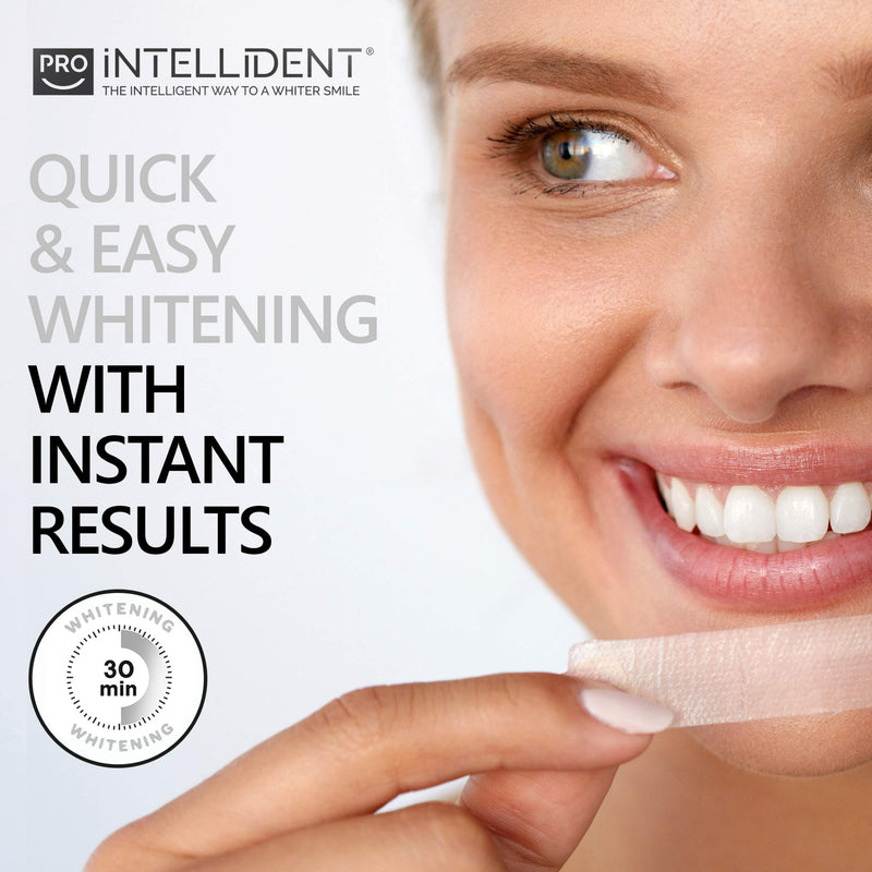 Pro Intellident Teeth Whitening Strips | Home Teeth Whitening Strips Developed by British Dentists for Instant Results - BeesActive Australia