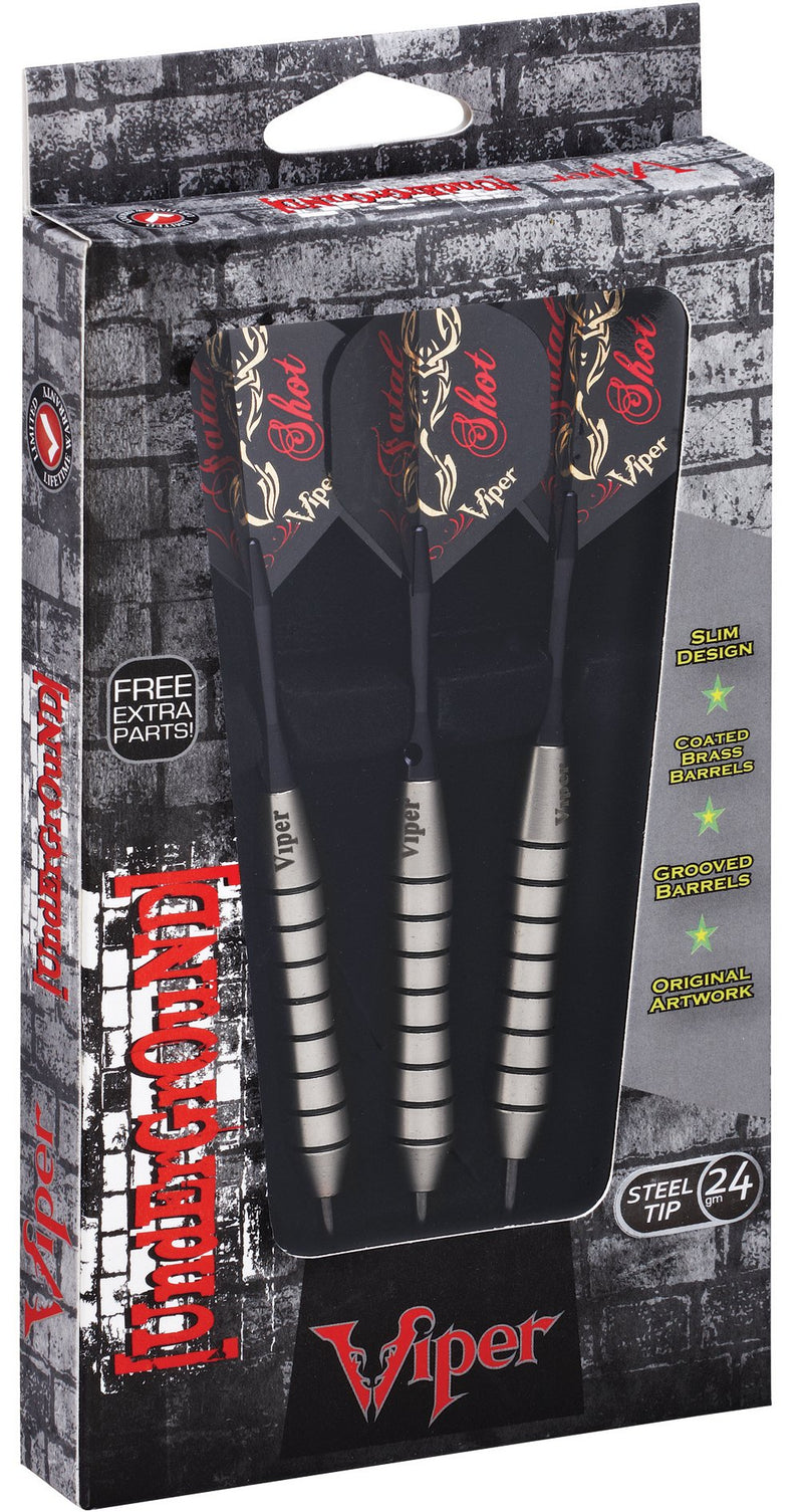 [AUSTRALIA] - Viper Underground Steel Tip Darts, Fatal Shot, 24 Grams 
