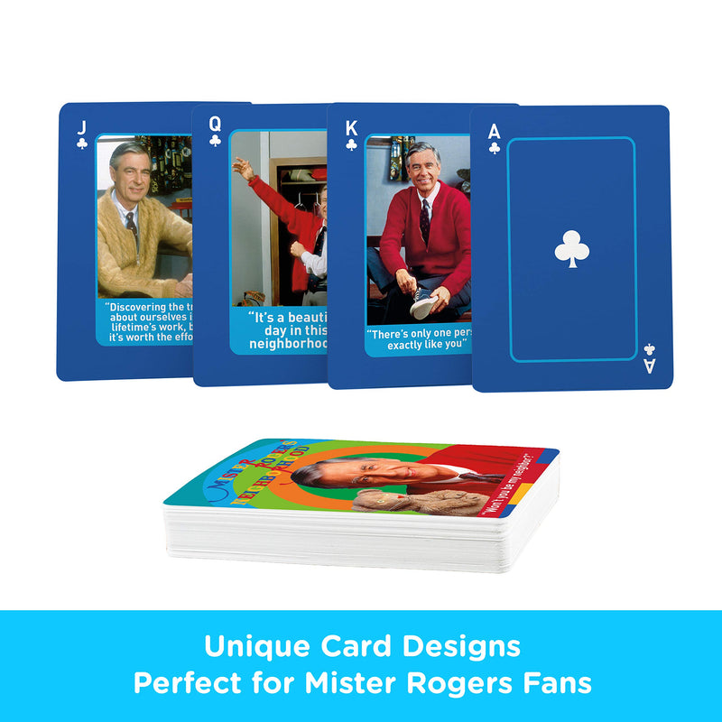 [AUSTRALIA] - AQUARIUS Mr. Rogers Playing Cards, Multicolor, 3" 