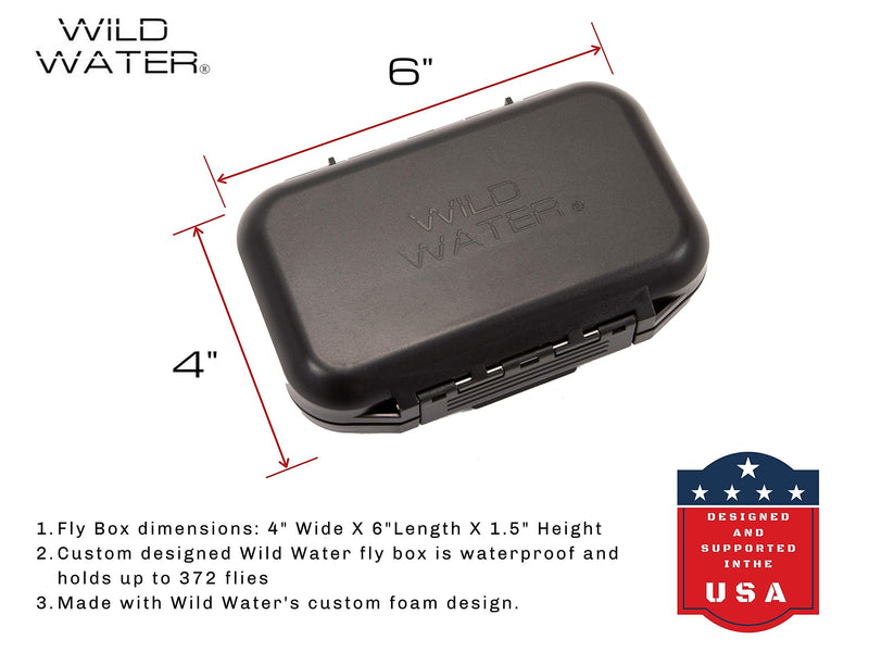 Wild Water Fly Fishing 36 Wooly Bugger Flies Assortment with Small Fly Box for Bass, Trout, Pike - BeesActive Australia