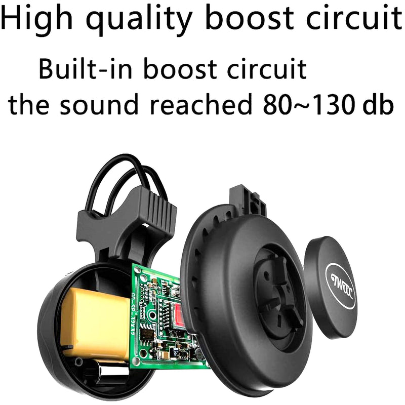 KEWAYO Electric Bike Horn Electronic Bicycle Bell 80~130 DB Waterproof 3 Sound Modes with Rechargeable Battery - BeesActive Australia