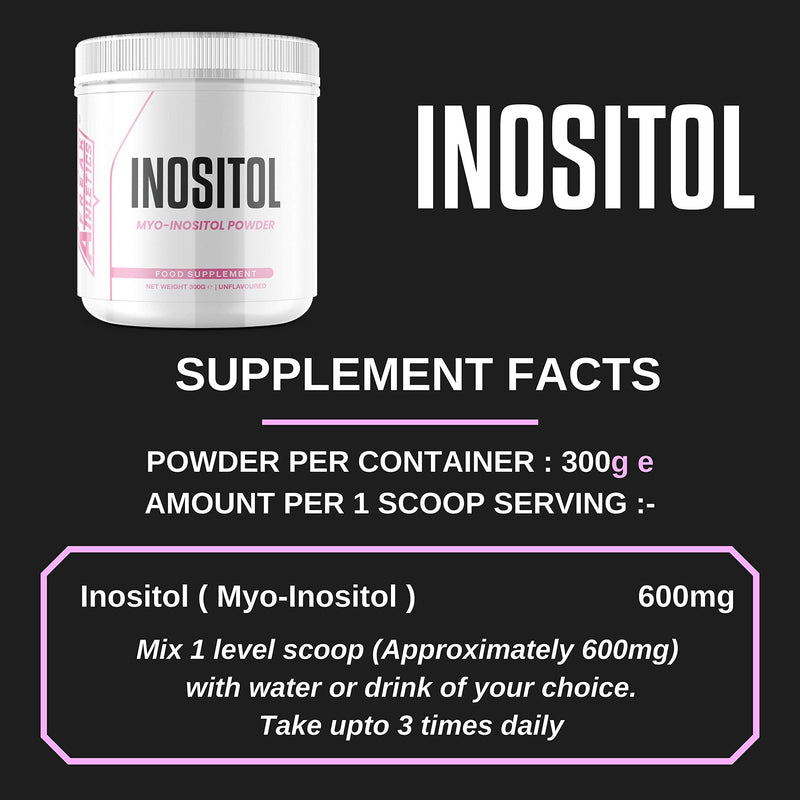 Inositol (Myo-Inositol) Powder 300g | Premium Myo Inositol Powder - Supports Women with PCOS - Promotes Hormonal Balance & Normal Ovarian Function - BeesActive Australia