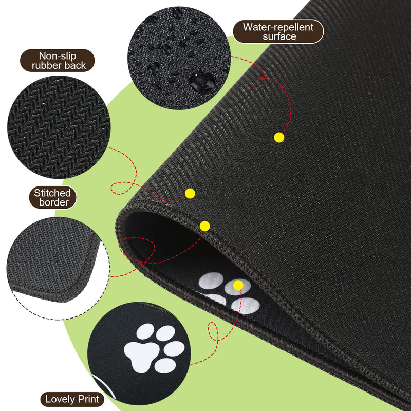 Talking Dog Buttons Set Include 4 Recordable Dog Buttons, Talking Buttons for Dog Communication, 1 Dog Button Mat (4 Button Placements), 50 Pairs Self Adhesive Dots, 8 Dog Paw Stickers for Dog Buttons - BeesActive Australia