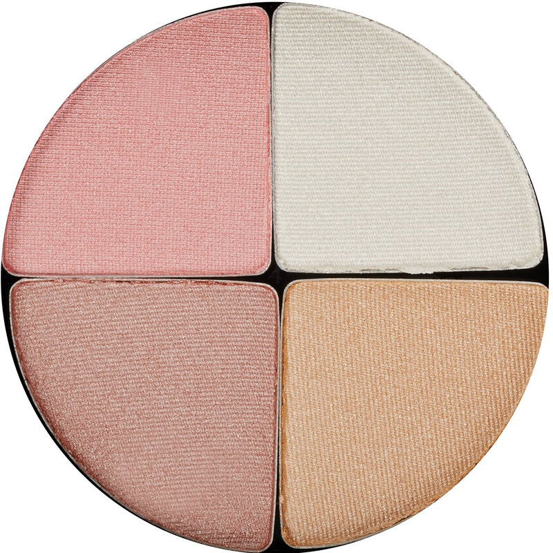 Glo Skin Beauty Shimmer Brick in Gleam - Face Highlighter Palette Set in Pinks - 4 Colors, 2 Shade Options - BeesActive Australia