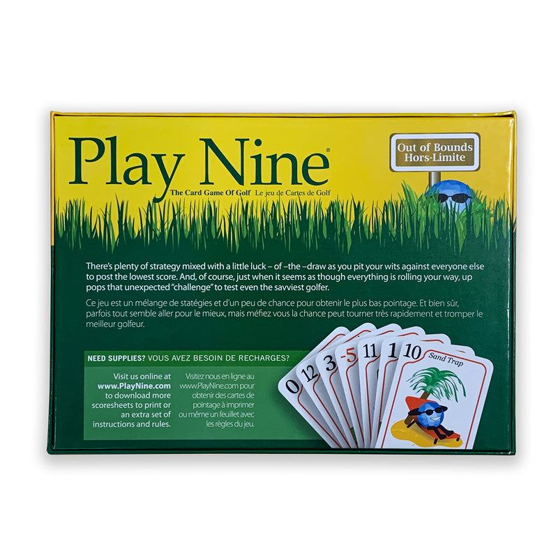 Double A Productions, Inc. Play Nine - The Card Game of Golf, Casual Family Card Game for Kids and Adults, Ages 8 and Up, 2-6 Players - BeesActive Australia