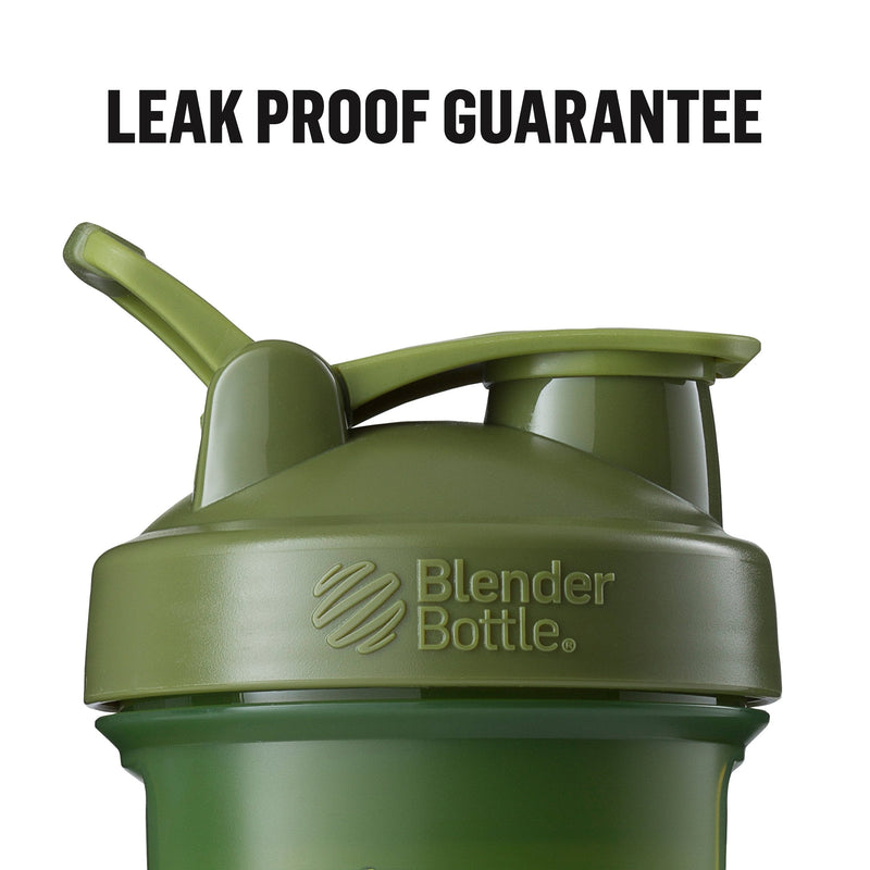 Blender Bottle ProStak - 22oz Protein Shaker Cup Water Bottle incl 150cc and 100cc Jar,Black,650 ml Black - BeesActive Australia
