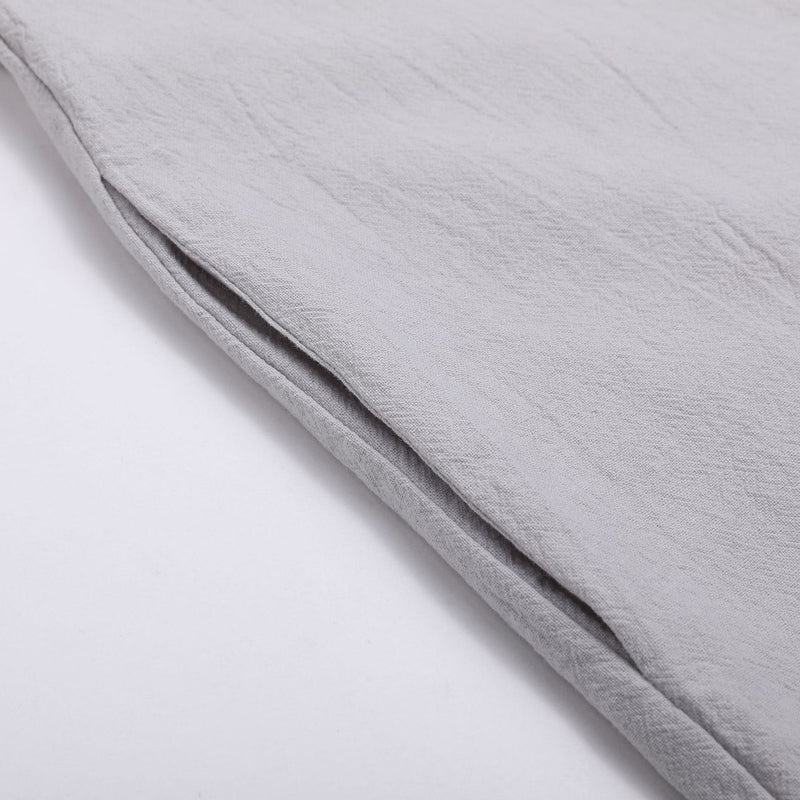 Famulily Women's Oversized 3 4 Sleeve Two Tone Colors Loose T Shirt Dress with Pockets Grey Large - BeesActive Australia
