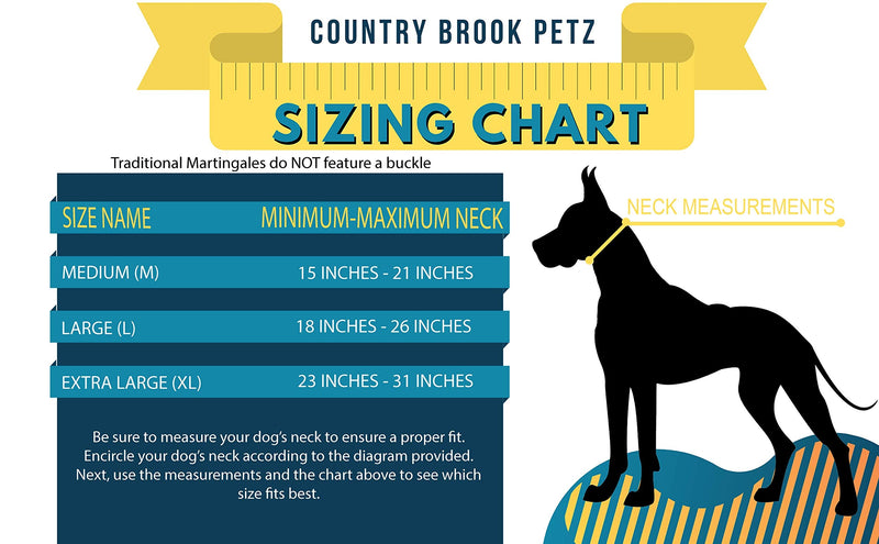 Country Brook Petz - Vibrant 15 Color Selection - 1 1/2 Inch Martingale Heavyduty Nylon Dog Collar Large (Pack of 1) Royal Blue - BeesActive Australia