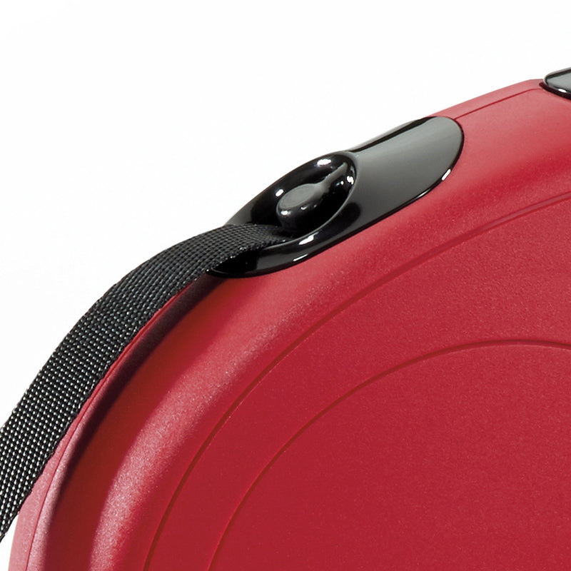 FLEXI New Classic Retractable Dog Leash (Tape), 16 ft, Small, Red - BeesActive Australia