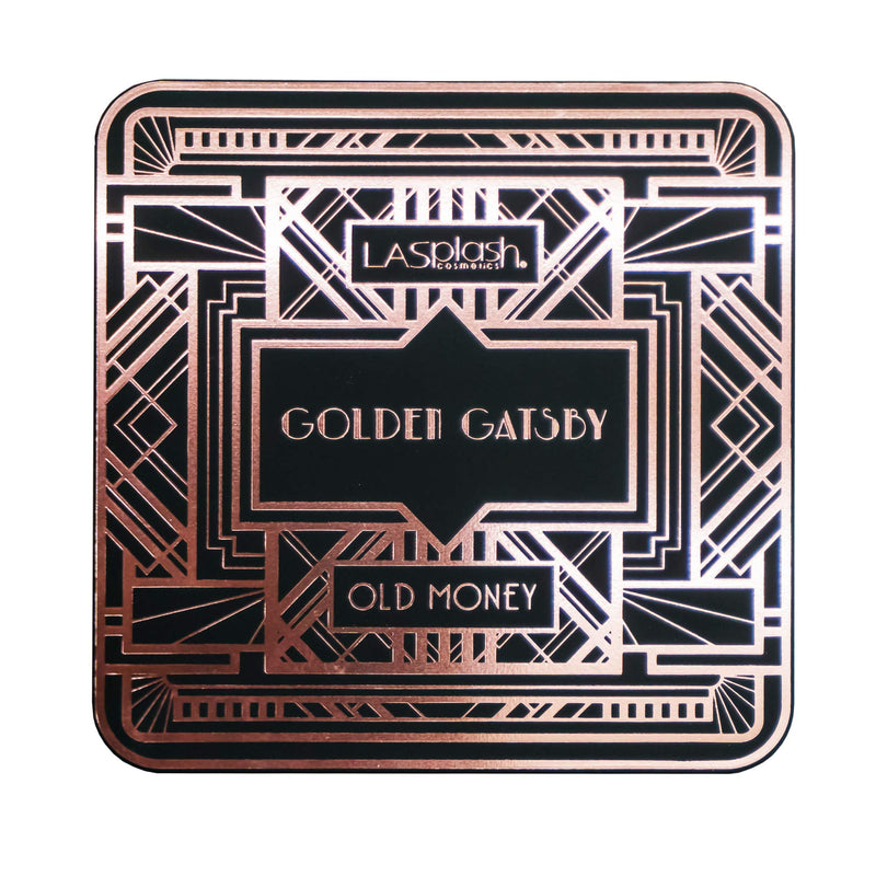 LA Splash Golden Gatsby Collection Old Money Highlighting Palette [White Gold; Gold; Champagne; Pink] - BeesActive Australia