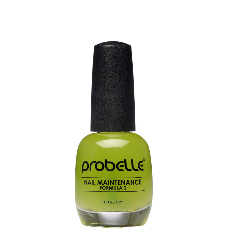 Probelle Formula 2 Nail Maintenance with Garlic and Lime, Nail Hardener and Strengthener with Fungal Protection and Color protection .5 fl oz/ 15 mL - BeesActive Australia