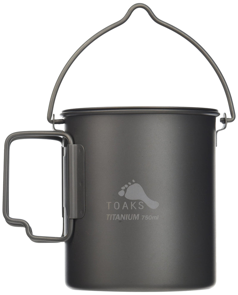 TOAKS Titanium 750ml Pot with Bail Handle - BeesActive Australia