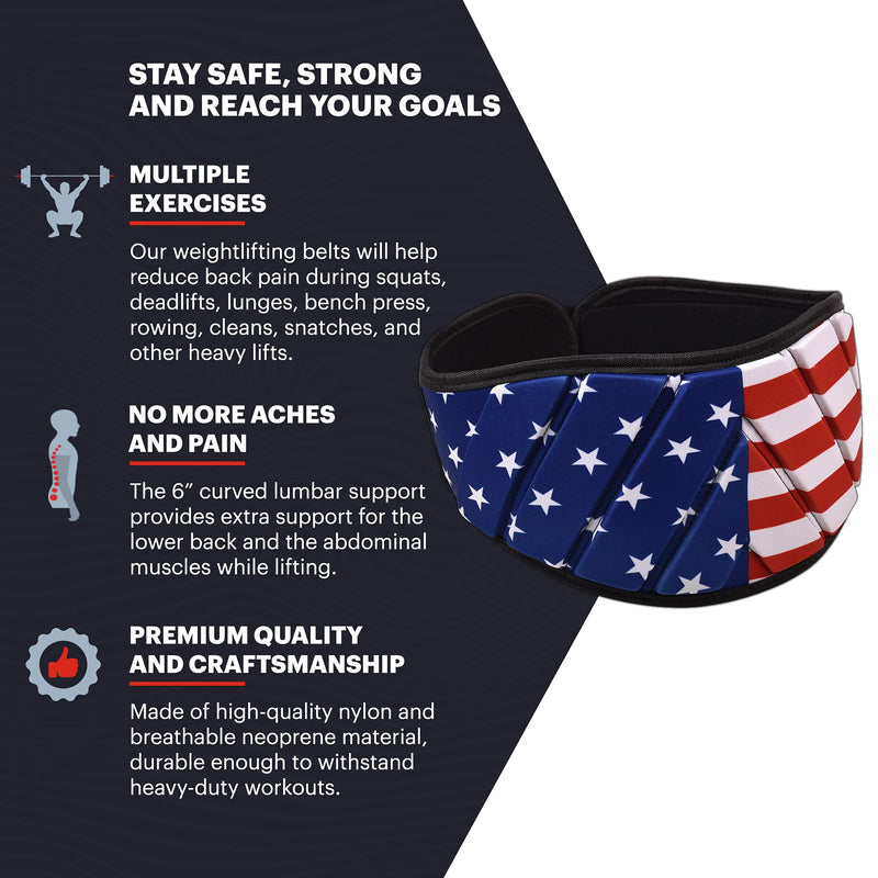 DMoose Weight Lifting Belt, Comfortable Lumbar & Back Support, Weight Belt to Keep Body in Proper Shape, 6 Inch Gym Belt Great for Squats, Deadlift, Cross Training, Powerlifting - for Men Women American Small - BeesActive Australia