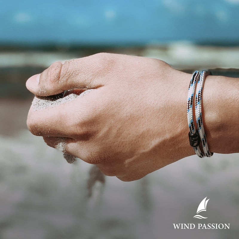 Wind Passion - Paracord Bracelet for Men - Bracelet for Women - Magnetic Bracelet for Men - Rope Bracelet for Men Wrist Bracelet - Bracelet String With Magnetic Clasp - Sturdy & Waterproof Surfer Bracelets - Valentine's Day Gift - BeesActive Australia