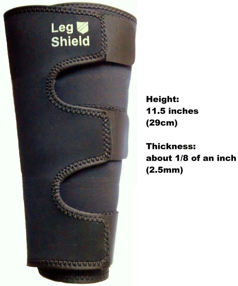 Neoprene Leg Gaiters - Unique Hook and Loop Design for Easy On/Off - for Biking, Outdoors, Hiking, Yard Work, and General Shin/Calf Protection - Comfortable, Snug Fit (Pair) - BeesActive Australia