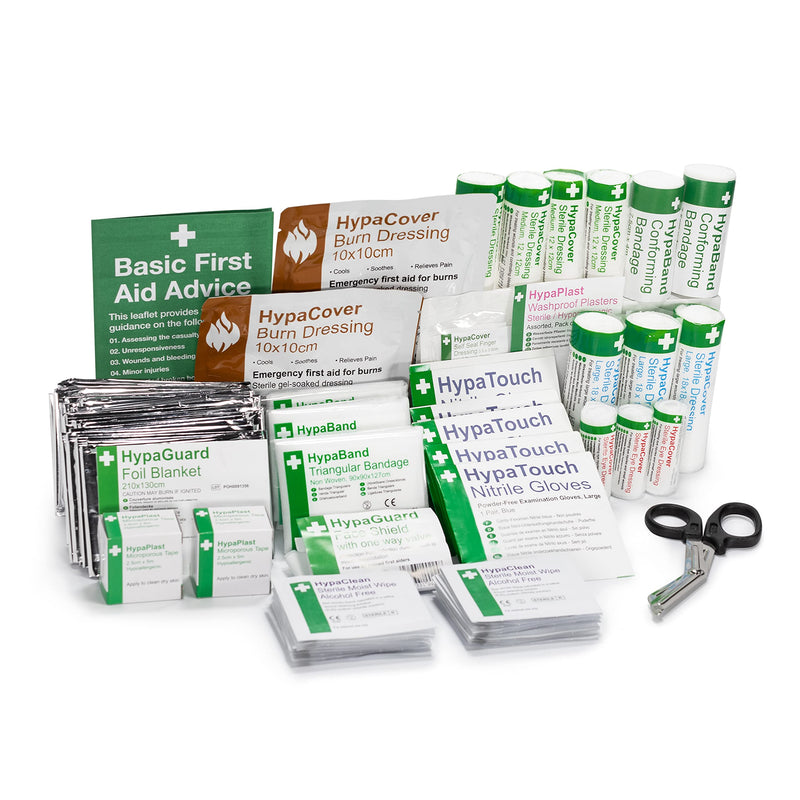 Safety First Aid First Aid Kit Refill Pack British Standard 8599 Compliant, Medium 25-100 Persons - BeesActive Australia