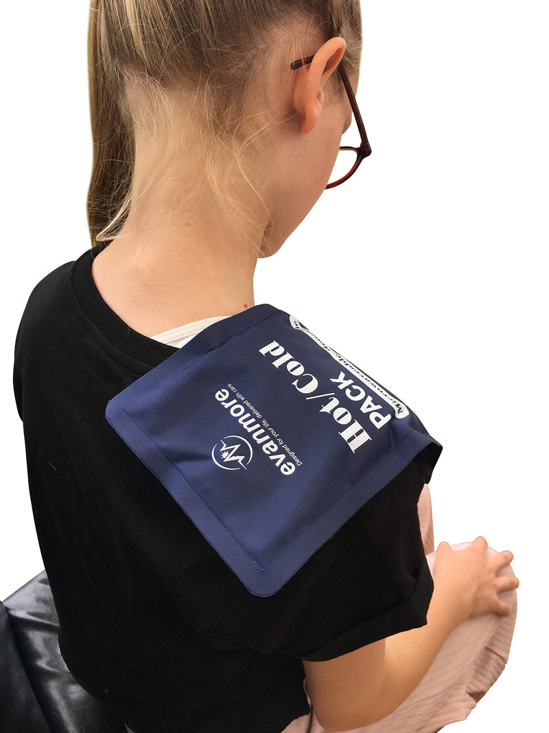 2 x Evanmore Reusable Hot Cold Gel Pack Packs Large, Luxury - Easy to use - Flexible - Long Lasting - Knee, Shoulder wrap - 13 x 23cm - BeesActive Australia