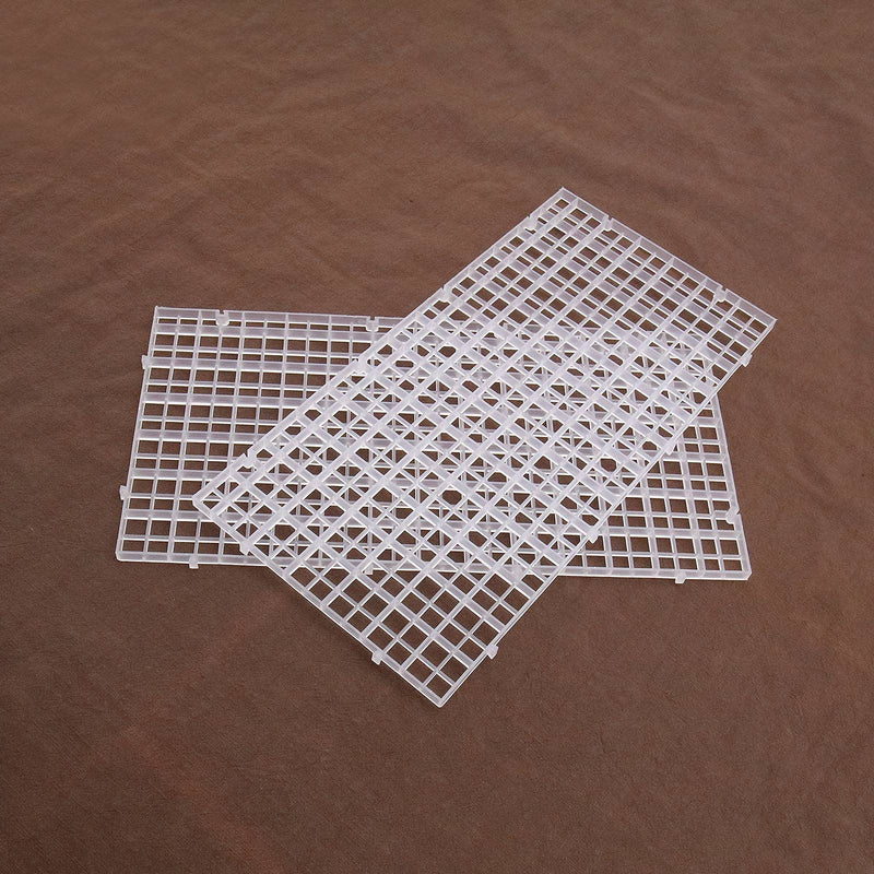 Create idea 10pcs Aquarium Divider Isolation Board Partition Pane Separator Tansparent Mixed Breeding to Keep Different Fish from The Fight 20pcs Sucker Clips Transparent - BeesActive Australia