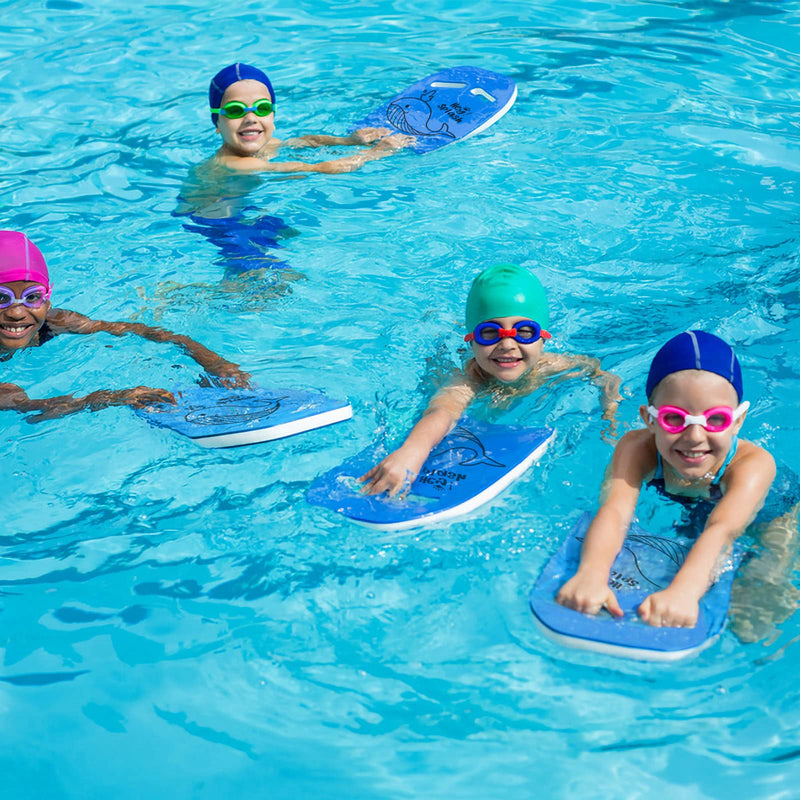 HeySplash Swim Kickboard for Kids, Swimming Training Kickboard, Cute Pattern Swim Training Aid for Children, Pool Exercise Equipments for Beginning Swimmers Safety Swim Board Auxiliary Whale Blue - BeesActive Australia