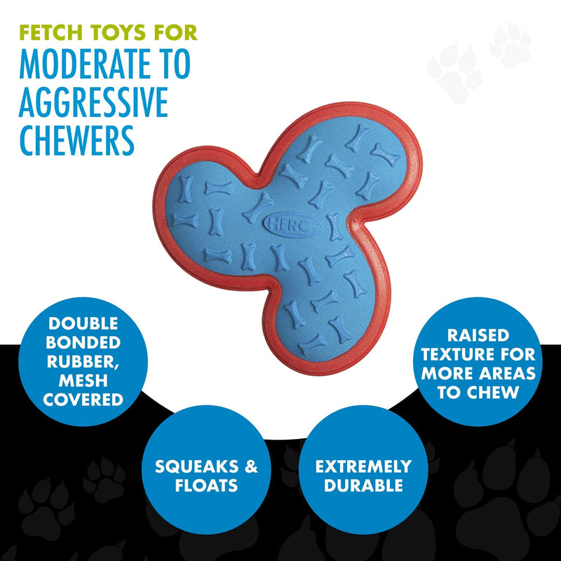 Hero Outer Armor, Fetch Dog Toy, Floats & Squeaks Propeller - Blue - BeesActive Australia