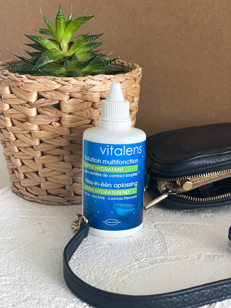 Vitalens Multi-Purpose Solution for Soft Contact Lenses 100 ml 100 ml (Pack of 1) - BeesActive Australia