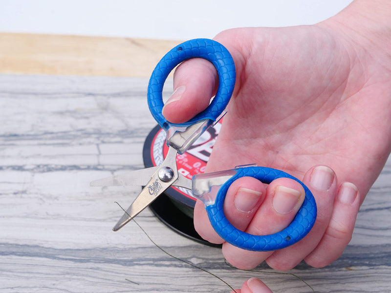 Cuda 3" Titanium Bonded Micro Scissor, Blue (18826) - BeesActive Australia