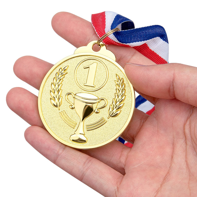 24 Pieces Award Medals Gold Silver Bronze Winner Medals 1st 2nd 3rd Prizes for Competitions, Party, Olympic Style, 2 Inches - BeesActive Australia