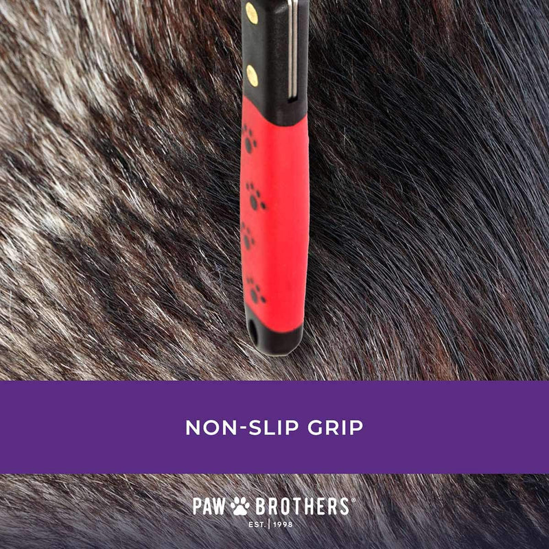 Ryan's Pet Supplies Paw Brothers 32-Blade Double Wide Undercoat Rake for Dogs, Extra Fine - BeesActive Australia