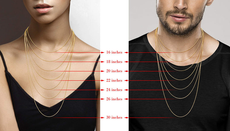 Miabella Solid 18K Gold Over 925 Sterling Silver Italian 1mm Box Chain Necklace for Women Men, Made in Italy Length 26 Inches - BeesActive Australia