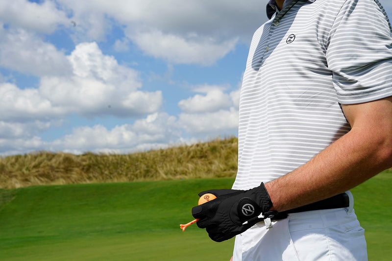 Zero Friction Men's Compression-Fit Synthetic Golf Glove, Universal Fit One Size - BeesActive Australia