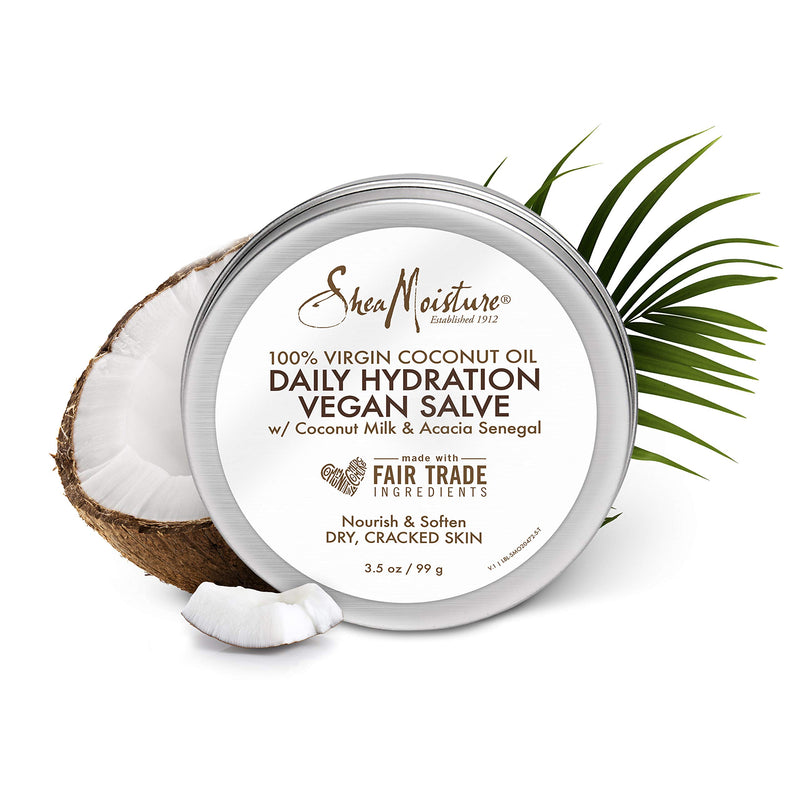 SheaMoisture 100% virgin coconut oil daily hydration dry skin vegan salve moisturizer, 3.5 Ounce - BeesActive Australia