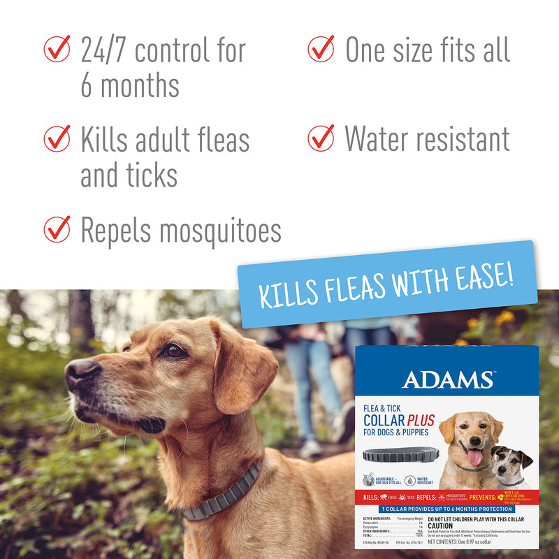 Adams Plus Flea Collar + Shampoo Bundle - BeesActive Australia