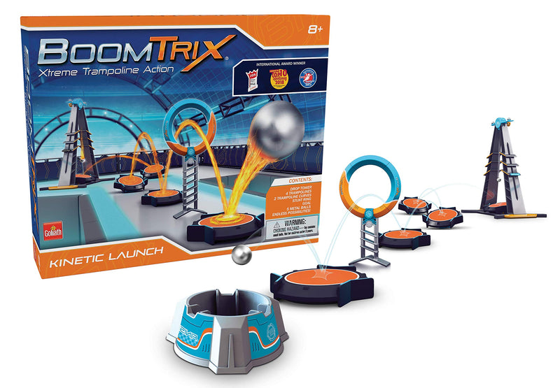 Goliath Boomtrix Kinetic Launch Kinetic Metal Ball Chain Reaction Stunt Kit - Fun - Educational - STEM - BeesActive Australia