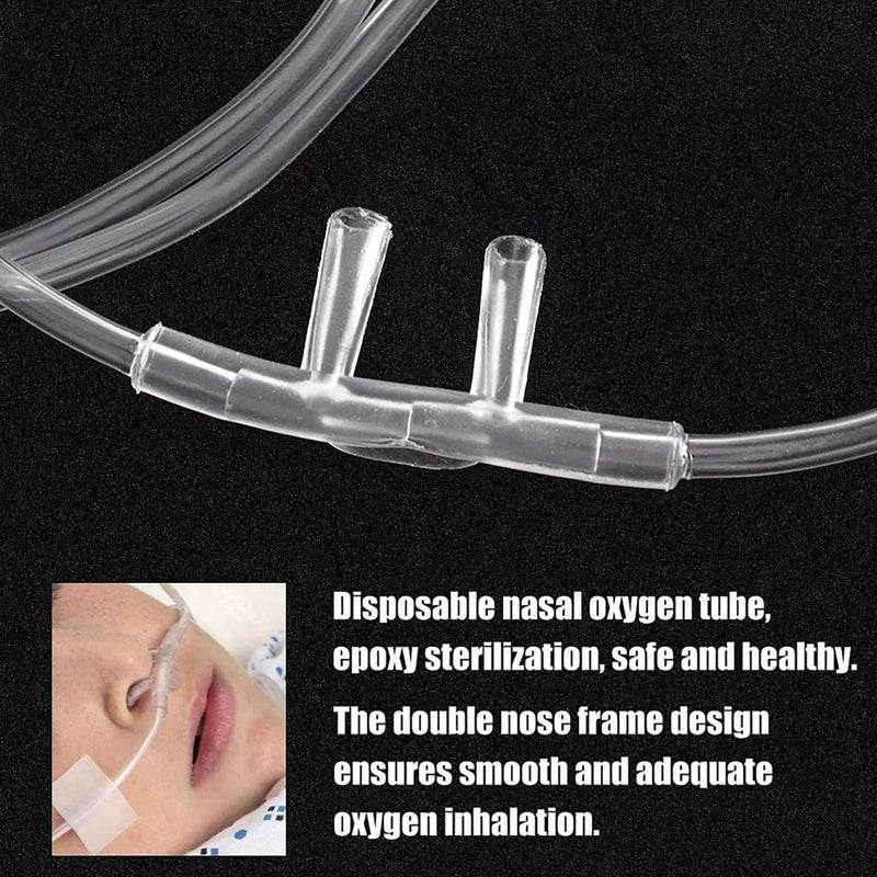 Healifty 4pcs Home Oxygen Machine Tubing 2m Clear Soft Touch Oxygen Cannula Tubing Nasal Cannula Tube Accessories - BeesActive Australia