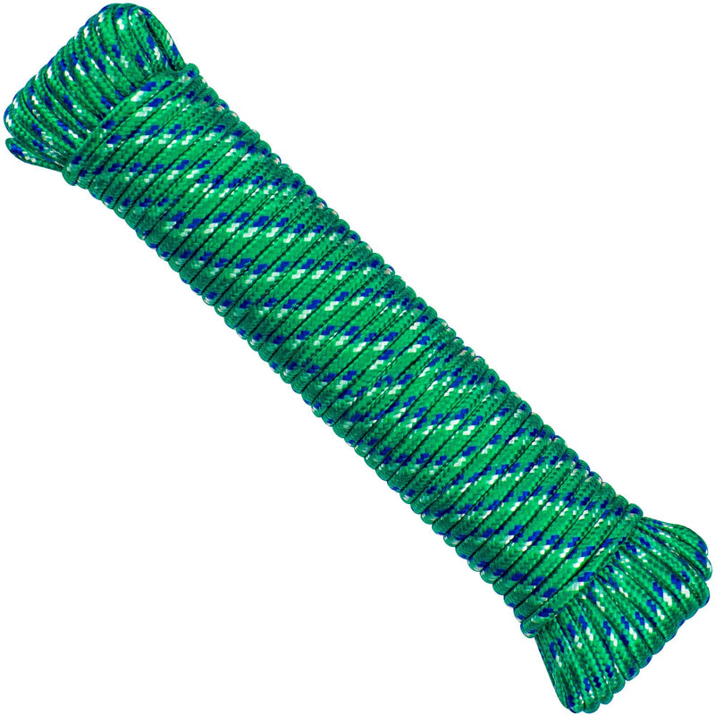 SteadMax Multicolor 1/4 inch Poly Rope, Clothesline Rope, Diamond Braided for Outdoors, Hiking, Camping, Heavy Duty Line, Polypropylene General Purpose Utility Cord, Random Color - BeesActive Australia