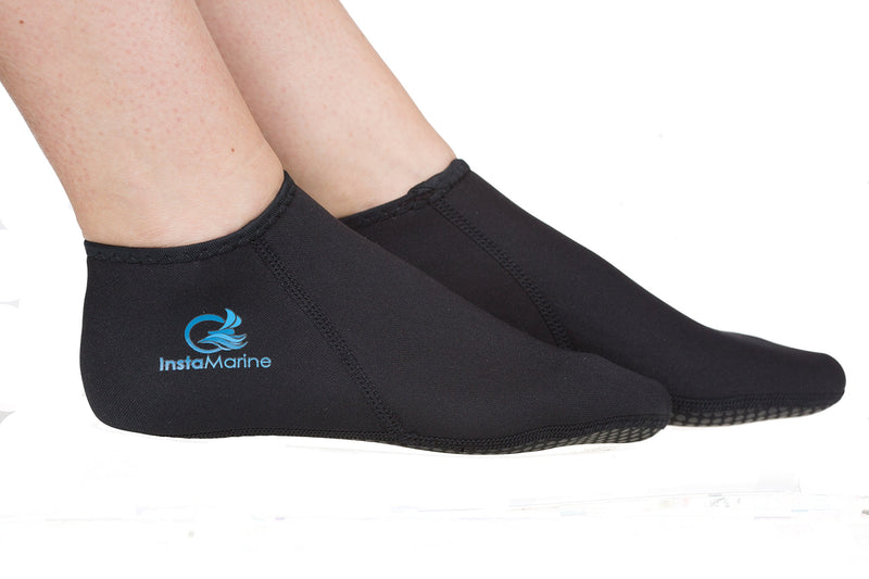 [AUSTRALIA] - InstaMarine Premium Neoprene Water Fin Sock Perfect for Water Sports, Snorkeling, Diving, Swimming Large 10-11 