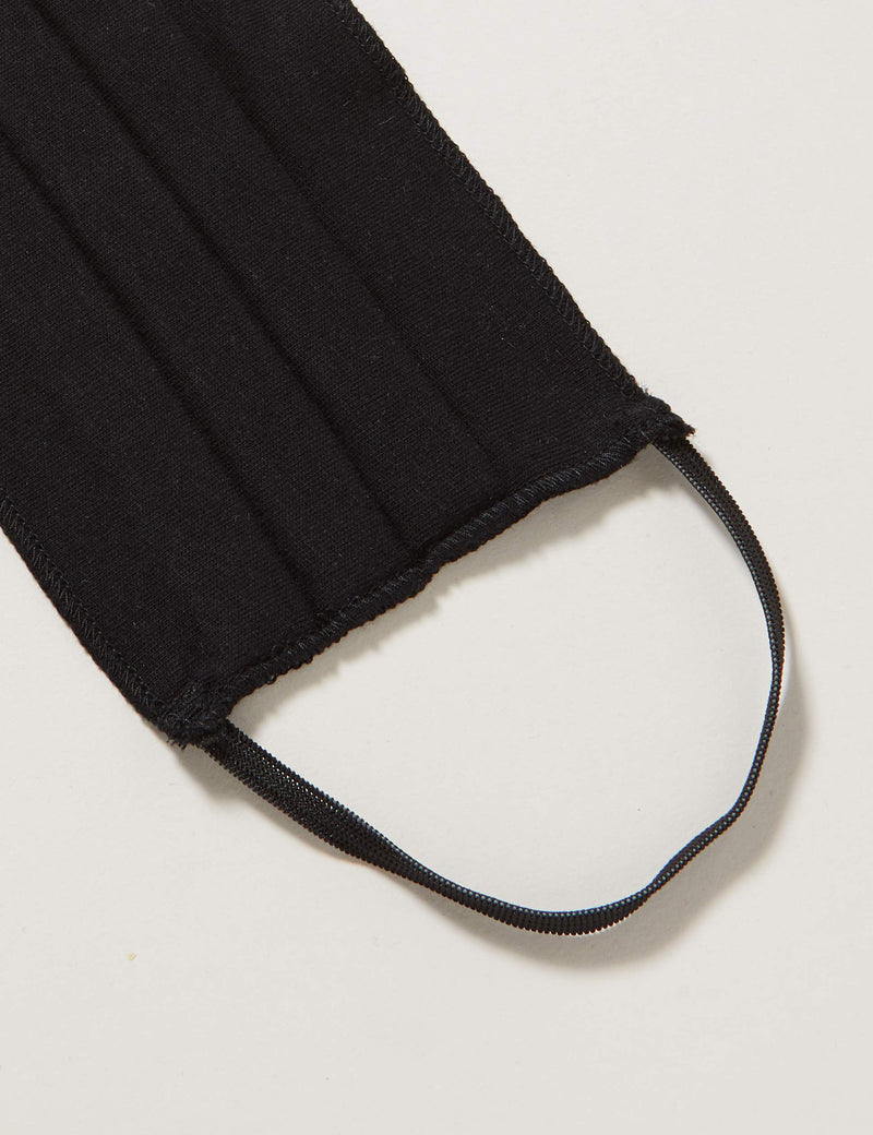 Oscar Apparels Reusable Face Mask, 100% BCI Cotton with Elastic Loop, Adult (5 Pack) One Size (Pack of 5) Black - BeesActive Australia